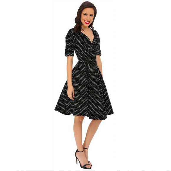 unique vintage polka dot dress